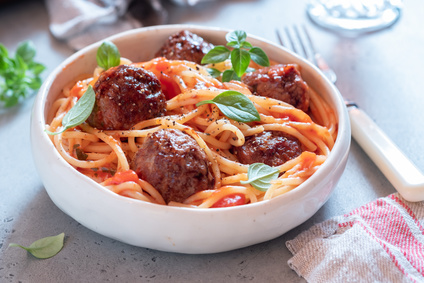 Spaghetti mit Fleischbällchen Rezept mit Tomatensauce